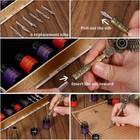 Vintage Steampunk Calligraphy Pen Set With 5 Bottles Of Ink  8 Nibs   Gift Box