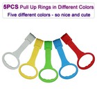5pcs Baby Pull Up Rings - Premium Handles Standing Walker Mutil-color
