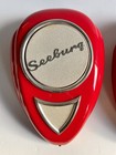 Pair Of Db Product Seeburg Jukebox Teardrop Red Wall Speakers Untested