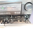 Vintage Sharp Wq-ch800 Portable Stereo Boombox 5 Disc Cd Dual Cassette Radio
