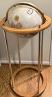 Vtg Replogle 12    Diameter World Classic Series Globe  Wood Stand 27 5    X  17 5   