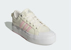 New Adidas Women s Bravada 2 0 Platform  off White Clear Pink  Shoes Ji1799