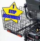 Folding Rear Basket Accessory For Mobility Scooters   Power Chairs Xl New Design