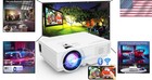 Lightweight Wifi Projector - 1080p Display  Ideal For Movies And Gaming At Home