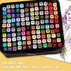 120 Colors Dual Tips Alcohol Markers Set For Kids Adults Coloring