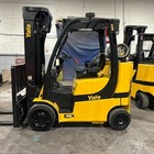 2021 Yale Glc080vx 8000lb Used Forklift Triple Mast Lp Gas Sideshift 2457 Hours