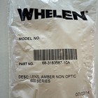Whelen 600 Series Amber Non-optic Replacement Lens 68-3183587-10a
