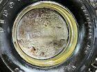 Vintage Firestone Rubber Transport Tire Embossed Glass Ashtray Advertising Piece