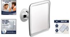 Anti-fog Shower Shaving Mirror With Superior Suction   Modern Design In Chrome