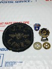 Vintage Transportation Lot Greyhound Pin Ace Bus Driver Pin Transit Tokens Patch
