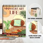 Minimalist Art Life Spiral Bound Adult Coloring Book  Explore Mindful With Ab   