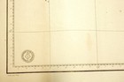 Antique Nautical Chart Blueback     Cote De L amerique 1823 France