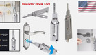 Stainless Steel Key Decoder Ss001 O-ring Pickup Kit Hook Tool Pickup Hand Tool
