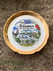 Vintage State Souvenir Collector Plate Delaware 22kt Gold Plated A Capsco      sj3j2