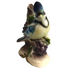 Vintage Porcelain Bluejay Figurine 1960 s Japan