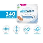 Waterwipes Sensitive  Newborn   Baby Wipes  3-in-1 Cleans  Cares  240ct 4pack