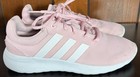Adidas Womens Lite Racer Cln 2 0 Cloudfoam Pink   White Sz 4 - Guc