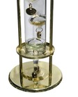 Vtg Galileo Archimedes Bubble Thermometer Brass Tiered Stand 13 5    5 Floating   