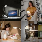 Clip On Reading Light For Bed Headboard  Rechargeable Battery Clamp On Bunk Bed