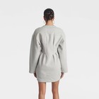 Kbb By Kahlana Women s Long Sleeve  the V-neck Sweatshirt Dress  - Heather