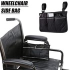 Outdoor Wheelchair Side Pouch Storage Bag Armrest Pocket Organizer Holder Pouch