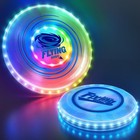 2 Pack Led Flying Discs - 10  Rechargeable Glow In The Dark Frisbee  14 Modes  B