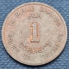 Arizona State Tax Commission Sales Tax Token Correct Change For 1 Mill  59555
