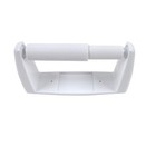 Wall Mounted White Toilet Paper Tp Roll Holder Rack Bathroom Tissue Dispenser