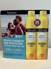 Neutrogena Beach Defense Sunscreen Lotion Spf 60  2 Pack 8 5 Oz Each 12 27 Exp