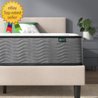 Support Plus 10  Queen Tight Top Medium Hybrid Mattress With Comfort Foam And Po
