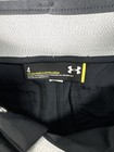Under Armour Womens Links Golf Shorts Black Fitted Heatgear Size 4