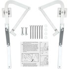 55-2 Attic Ladder Hinge Arms Heavy Duty Galvanized Compatible W  Werner Models