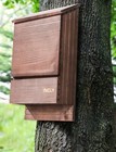 New Outdoor Bat House  All Natural Cedar Wood  3 Chamber House Garden Tree