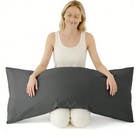 2-piece Soft Brushed Microfiber Body Pillowcase  20 X 54 In  32 Colors
