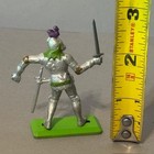 Vintage Deetail Britains Medieval Knight Toy Mini Figure England 1971 Sword Draw