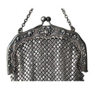 Sterling Silver Gorham Mesh Evening Bag With Chatelaine Clip - Circa 1900