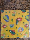 Vintage Y2k Veggie Tales Gift Wrap Colorful Characters 2 Sheets New Rare Sealed