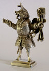 Rare 68g English Solid Cast Sterling Silver Trusty Servant Figure 1898 Antique