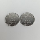 Vtg Mid Century Trade Token Set Of 2 Convenient Food Mart Gahanna Ohio 1950s