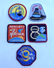 Nasa Astronaut Mercury   Gemini Space Mission Embroidered 16 Patch Iron-on Lot