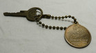 1940s Miller High Life Beer Watch Fob Girl Moon Key Chain W Ford Car Key Vintage