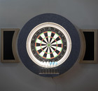 Dart Board Cabinet Set With Led Light  Bristle Dartboard  Built In Led Light  Da