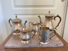 Vintage Silver Plated Tea Coffee Set English London England