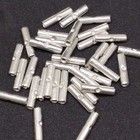1000 22-18 Uninsulated Bare Non-insulated Naked Seamed Wire Butt Connector 18-22
