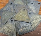 Vintage Ford Motor Company Rouge Plant Tool Check Tag - N14 - 22 Available