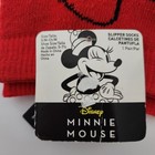 Nwt Disney Minnie Mouse Slipper Sock  S m Cottagecore  Cozy Slippers Warm