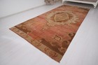 5x11 Oversize Vintage Oushak Rug Large Turkish Carpet Antique Old Runner 136