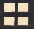 S3632  Ecuador   1935   Bolivar Monument Surcharged  Airmails   4v    Mlh