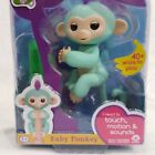 Wowwee Fingerlings Interactive Baby Monkey Zoe Turquoise 2016 With Stand 5  New