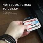Pcmcia To Usb 2 0 Cardbus Dual 2 Port 480m Card Adapter For Laptop Pc2746